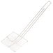 A Thunder Group metal mesh square skimmer with a long handle.