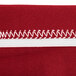 A close up of a crimson spandex fabric.