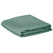 A folded seafoam green Intedge rectangular table cover on a white background.