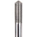 A stainless steel Avantco locking thumbscrew with a threaded head.