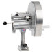 A silver Nemco Easy Slicer with a black handle and stainless steel blade.