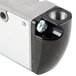 A black and white metal Nemco directional valve with a screw.