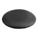 A black round cushion for a Lancaster Table & Seating hairpin chair.