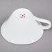 A 10 Strawberry Street Izabel Lam Pond white bone china cappuccino cup with a handle.