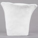 A 10 Strawberry Street bright white porcelain bowl with square base.