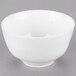 A 10 Strawberry Street bright white porcelain bowl with a small rim.