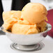 A Thunder Group paneled sherbet dish filled with ice cream.