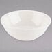 A Tuxton eggshell white china nappie bowl.