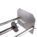 A Nemco Wavy Chip Twister front plate assembly with a metal rod and metal piece.