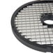 A black and silver circular Hobart Dicing Grid with a metal grid.