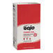 A white and red box of GOJO cherry gel pumice hand cleaner with a red label.