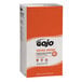A white box with orange and black text for 2 cases of GOJO Natural Orange Pumice Hand Cleaner.