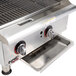 An APW Wyott 24" radiant charbroiler on a counter.