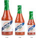 A case of Crystal hot sauce bottles on a white background.