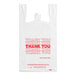 A white plastic Choice medium-duty plastic bag with red "Thank You" text.