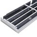 A metal frame with metal slats for an Avantco Grille.