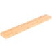 A rectangular wooden Mercer Culinary bamboo knife holder.