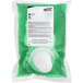 A green and white Kutol Health Guard hand soap bag with a white cap.