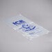 A clear plastic Choice ice bag with blue and white text reading "ice" and "choice"