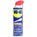 A can of WD-40 EZ-Reach spray lubricant with a flexible straw.