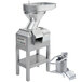 A Robot Coupe commercial food processor with 2 feed heads and 2 discs.