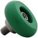 A Turbo Air drawer roller assembly with a green wheel.