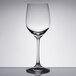 A clear Spiegelau Vino Grande white wine glass on a table.