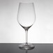A Spiegelau Authentis Bordeaux wine glass on a table.