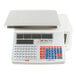 A white Cardinal Detecto digital price computing scale with a silver panel.