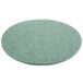 A case of 5 green Scrubble Aqua Burnishing floor pads with a hole in the middle.