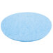 A blue round Scrubble by ACS burnishing pad.