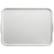 A white rectangular Cambro tray with handles.