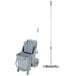 An Unger floor cleaning kit with a grey mop and bucket on wheels.