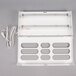 A white rectangular Curtron Pest-Pro UV flying insect trap with wires.