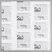 American Metalcraft newspaper print deli wrap paper with a black and white newspaper design.