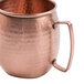 A Clipper Mill by GET hammered copper Moscow Mule mug with a handle.