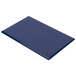 A royal blue rectangular Menu Solutions menu board.