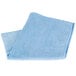 A blue Unger UltraLite microfiber cloth folded on a white surface.
