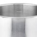 An Avantco 20 qt stainless steel mixing bowl.