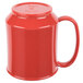 A case of 24 red GET Sensation Tritan mugs with handles.