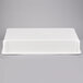 A white rectangular MFG Tray fiberglass dough proofing box on a gray surface.