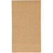 A white rectangular Creative Converting guest towel with a brown border.
