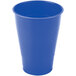 A Creative Converting navy blue plastic cup.