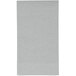 A white rectangular Creative Converting Shimmering Silver paper towel with a black border.