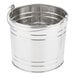 An American Metalcraft stainless steel bucket with a handle.