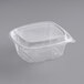 A package of 200 Dart clear plastic containers with dome lids.