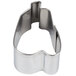 A stainless steel Ateco Country Cutter with a metal heart shape.