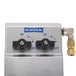 A Dema ProFill multi compartment sink warewashing chemical dispenser pump control panel.