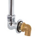 A Regency wall mount faucet with a 6" swivel gooseneck spout.