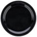 A black Carlisle melamine plate.